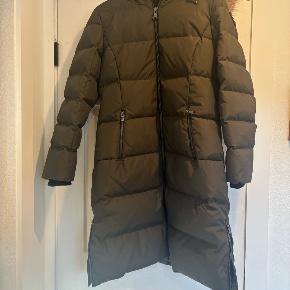 NWOT Pajar Women's Jayde Puffer Coat with Fur Trim - Picture 2 of 10